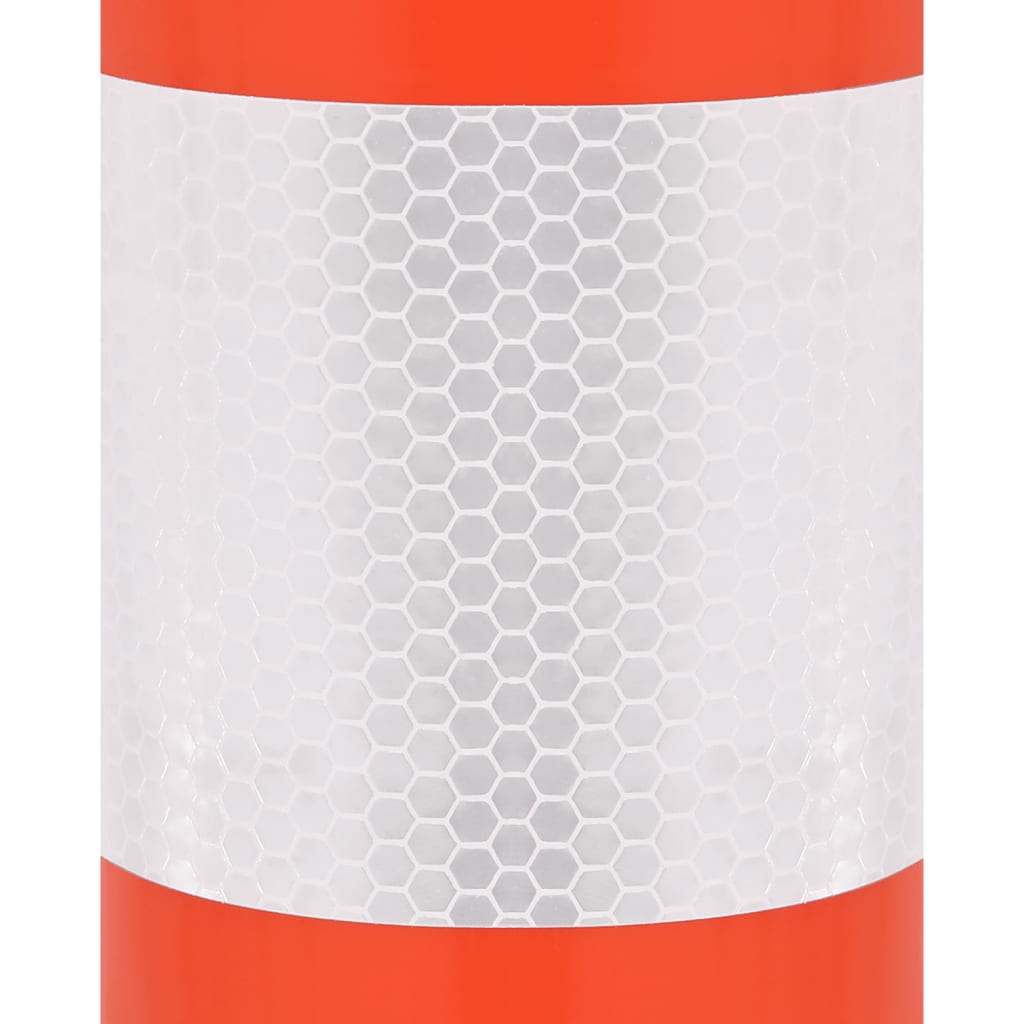 Sperrestolper med kjede 10 stk 75 cm PE