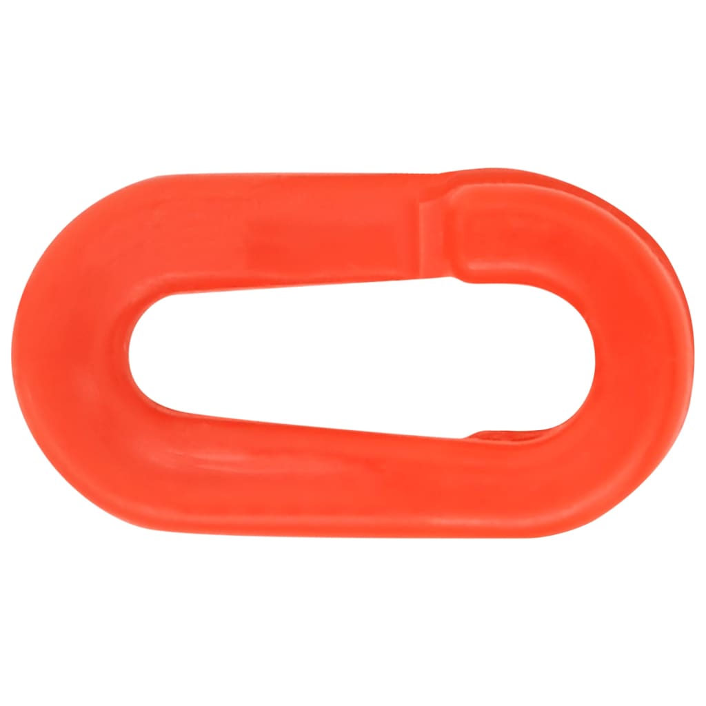 Sperrestolper med kjede 10 stk 75 cm PE