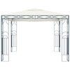 Paviljong med LED-strenglys 300x300 cm krem