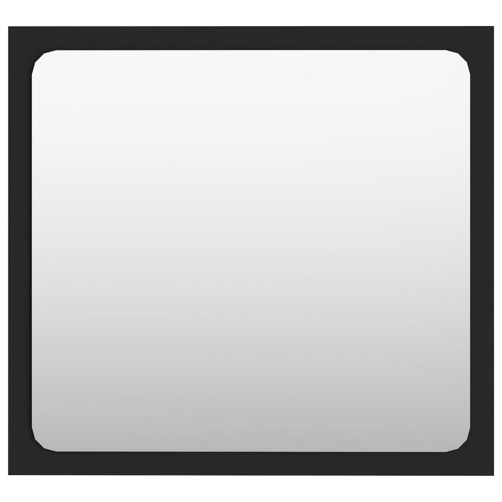 Baderomsmøbelsett svart sponplate