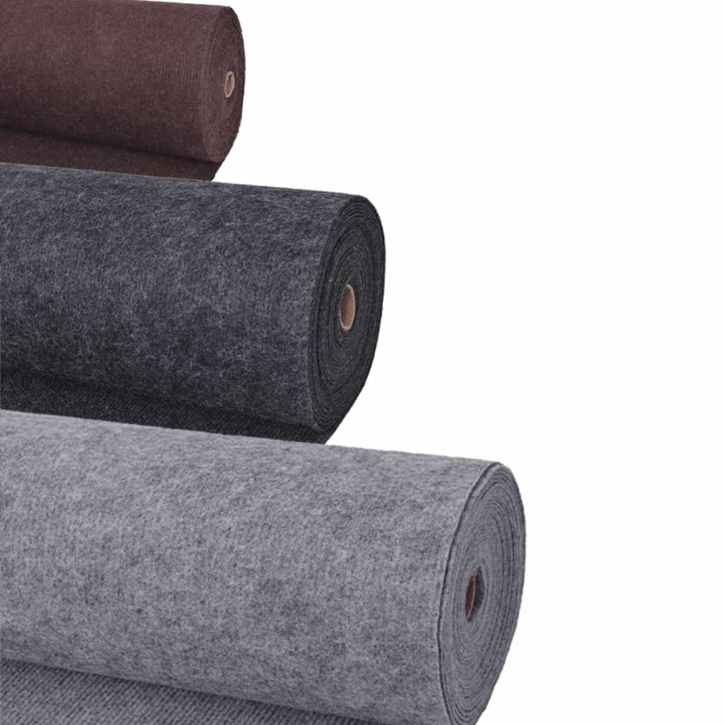 Teppe Grå 1,2 x 15 m Polyester