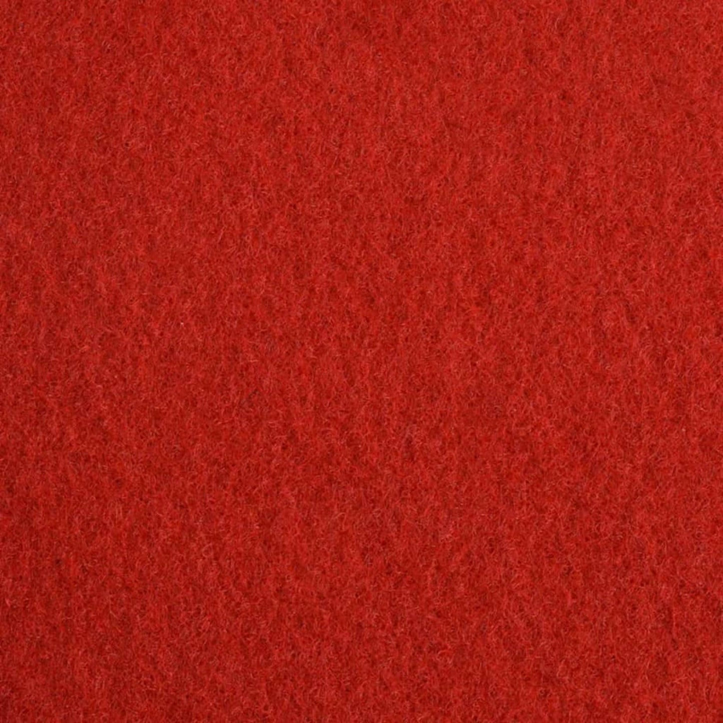 Teppe Ensfarget Rød 1,2 x 12 m Polyester