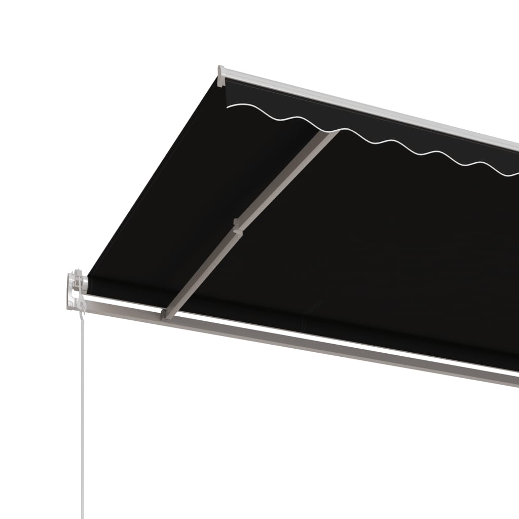 Automatisk uttrekkbar markise 600x350 cm antrasitt