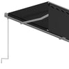 Automatisk uttrekkbar markise rullegardin 3,5x2,5 m antrasitt