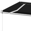 Frittstående automatisk markise 300x250 cm antrasitt