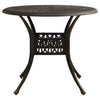 Bistrosett 3 deler støpt aluminium bronse
