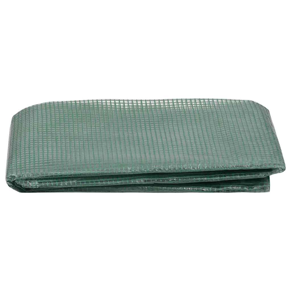 Erstattningstrekk til drivhus (0,5 m²) 50x100x190 cm grønn