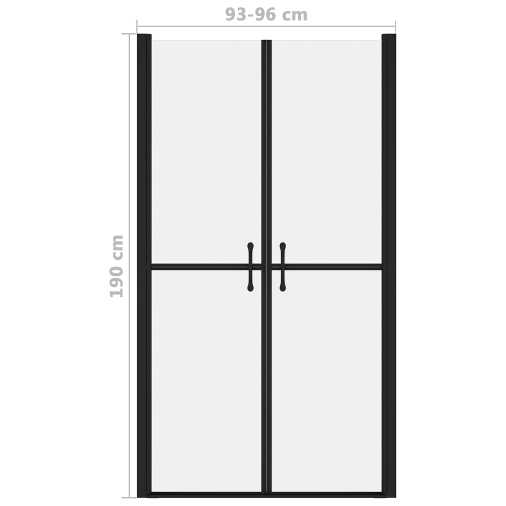 Dusjdør frostet ESG (93-96)x190 cm