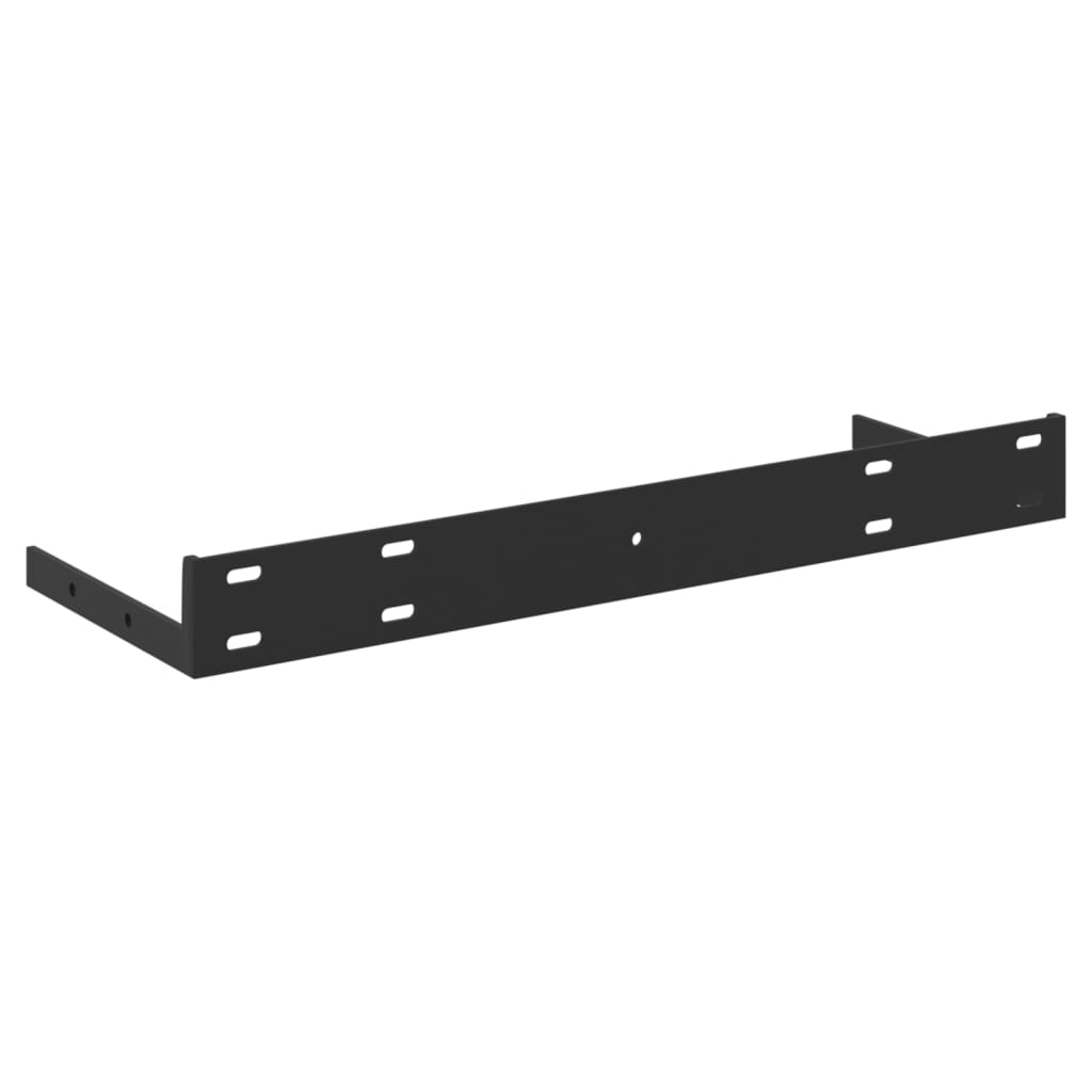 Flytende vegghylle eik og hvit 50x23x3,8 cm MDF
