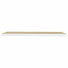 Flytende vegghylle eik og hvit 90x23,5x3,8 cm MDF