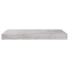 Flytende vegghyller 4 stk betonggrå 50x23x3,8 cm MDF