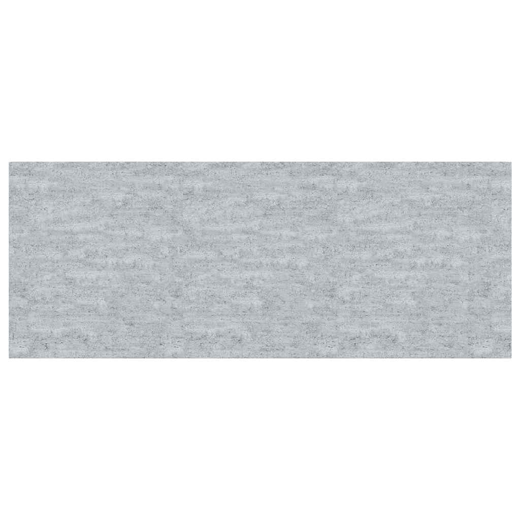 Flytende vegghylle betonggrå 60x23,5x3,8 cm MDF