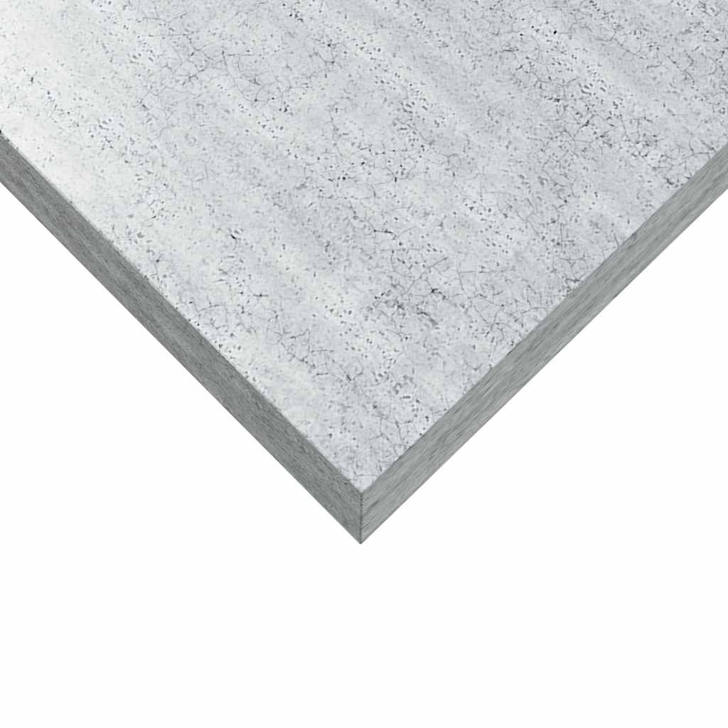 Flytende vegghylle betonggrå 80x23,5x3,8 cm MDF vidaXL
