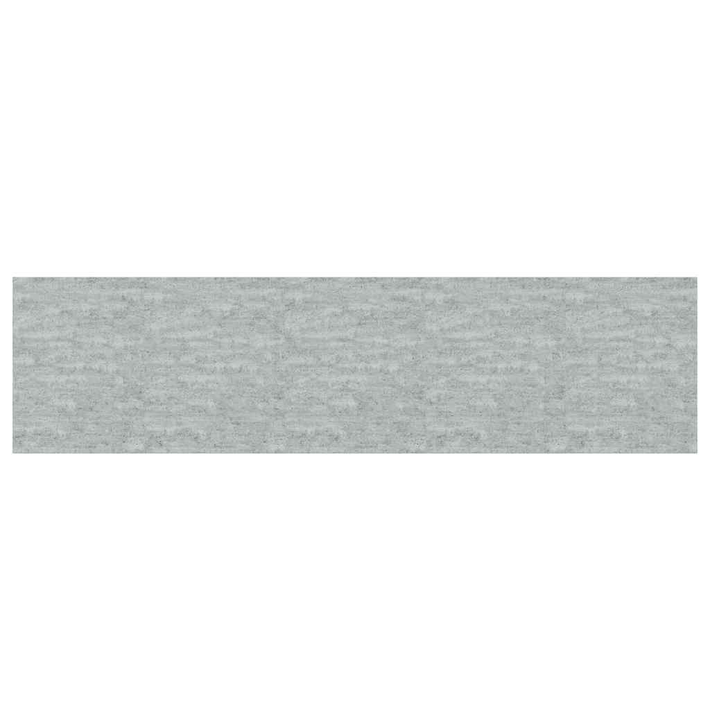 Flytende vegghyller 4 stk betonggrå 90x23,5x3,8 cm MDF