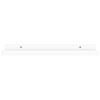 Vegghyller 4 stk hvit 40x9x3 cm