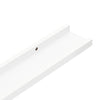 Vegghyller 4 stk hvit 40x9x3 cm