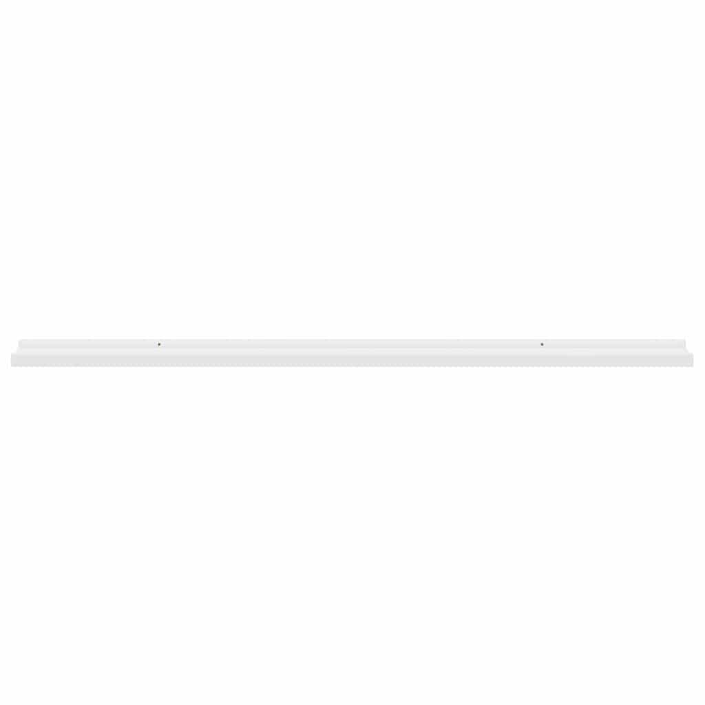Vegghyller 4 stk hvit 115x9x3 cm