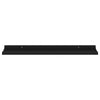 Vegghyller 4 stk svart 80x9x3 cm
