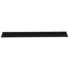 Vegghyller 4 stk svart 115x9x3 cm