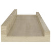 Vegghyller 2 stk Sonoma eik 40x9x3 cm