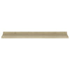 Vegghyller 2 stk Sonoma eik 80x9x3 cm