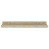 Vegghyller 4 stk sonoma eik 40x9x3 cm