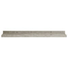 Vegghyller 4 stk betonggrå 60x9x3 cm