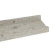 Vegghyller 4 stk betonggrå 60x9x3 cm