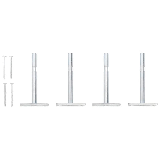 Veggmonterte skuffehyller 2 stk hvit 40x23,5x10 cm MDF