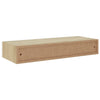 Vegghyller 2 stk eik og hvit 60x23,5x10 cm MDF