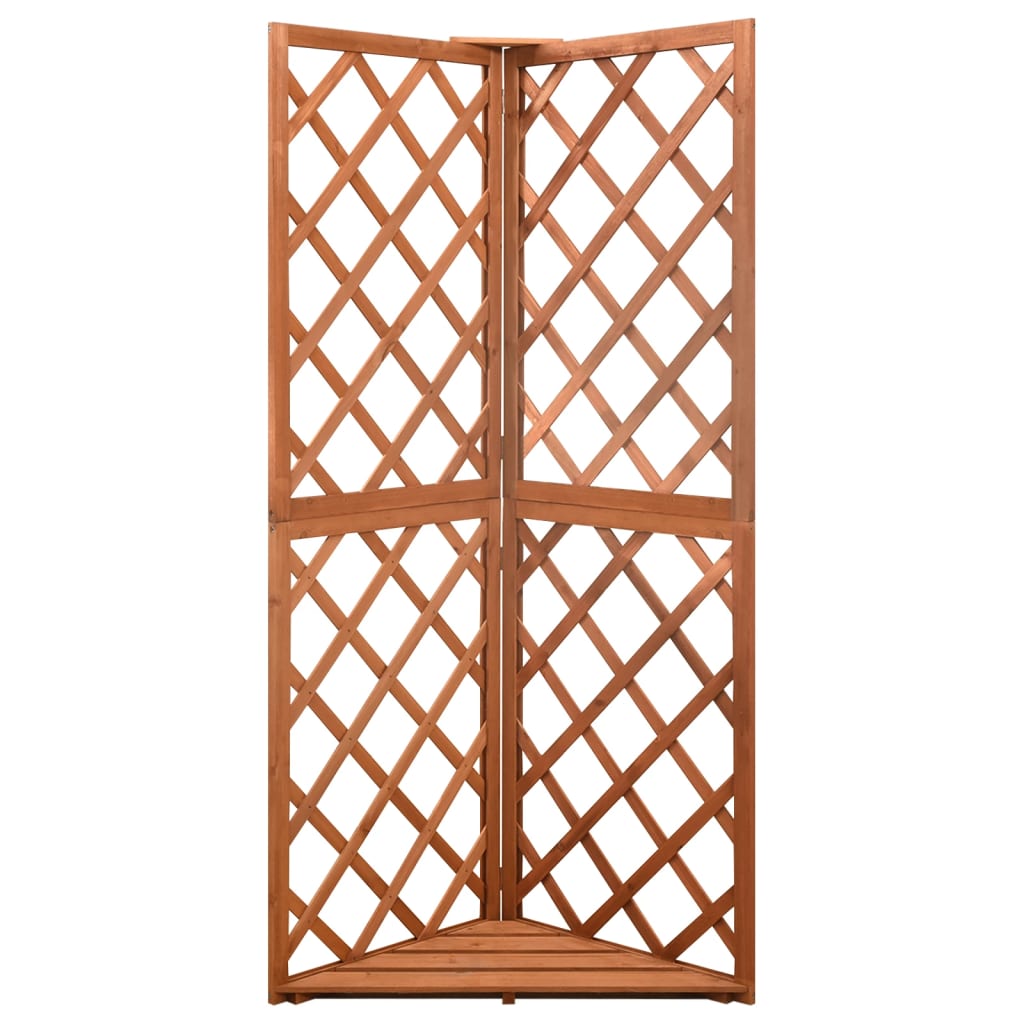 Hjørneespalier 50x50x145 cm heltre gran