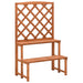Plantestativ med espalier 70x42x115 cm heltre gran