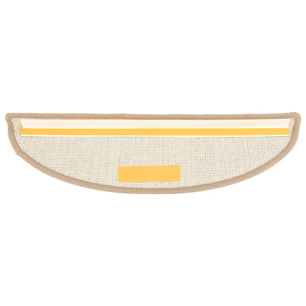 Trappematter 15 stk 56x17x3 cm brune halvrund