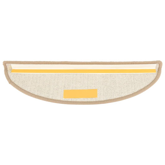 Trappematter 15 stk 56x17x3 cm brune halvrund