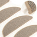 Trappematter 15 stk 56x17x3 cm brune halvrund