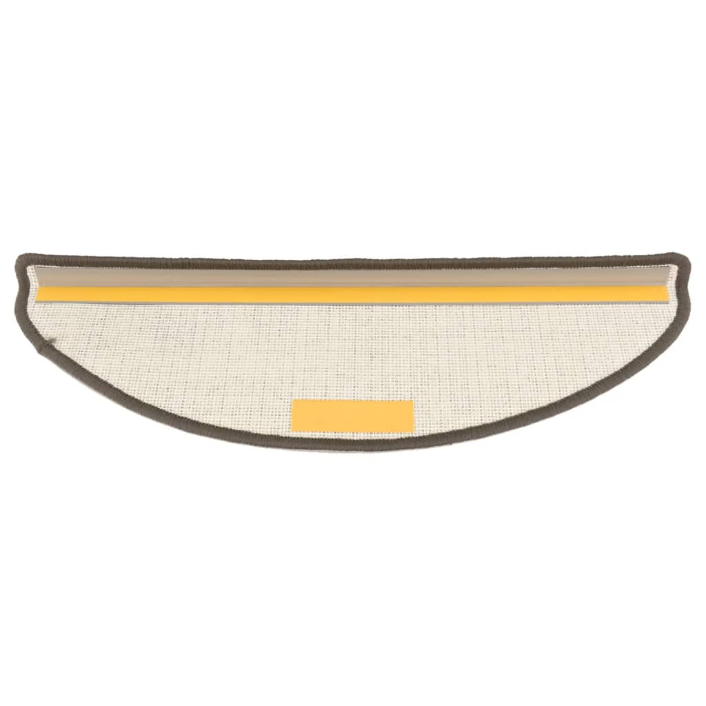 Trappematter 15 stk 65x21x4 cm grå halvrund store