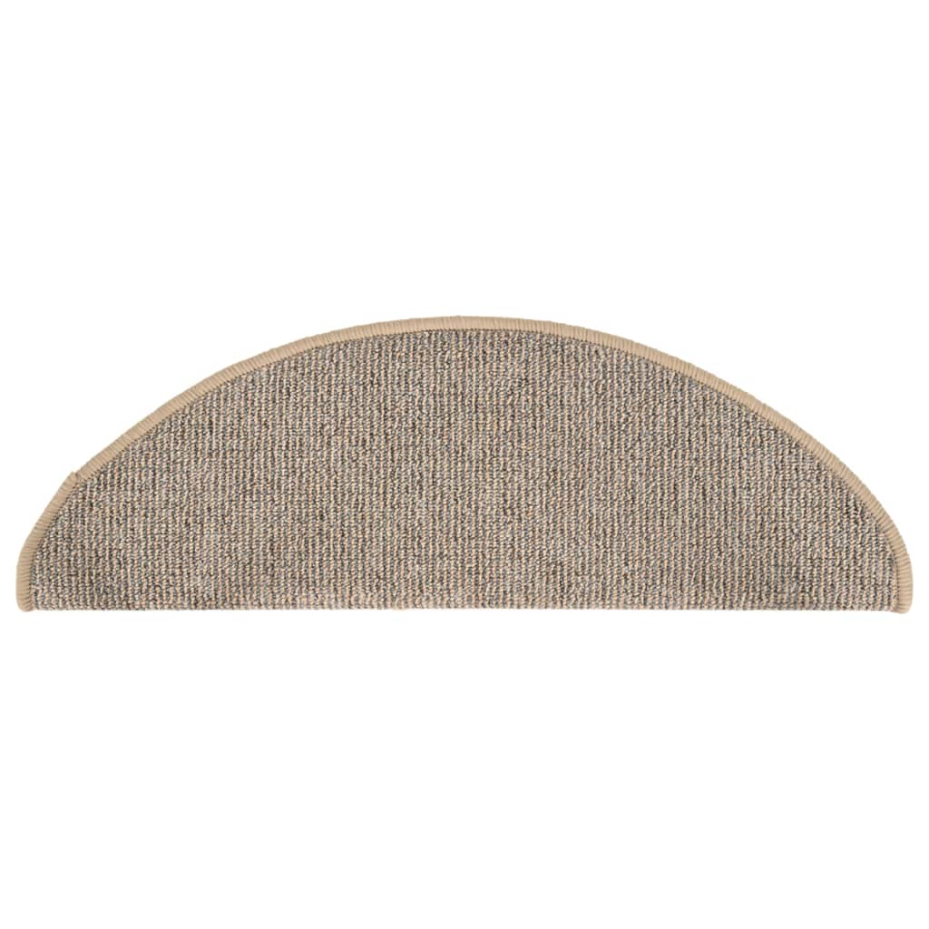 Trappematter 15 stk 65x21x4 cm brune halvrund store