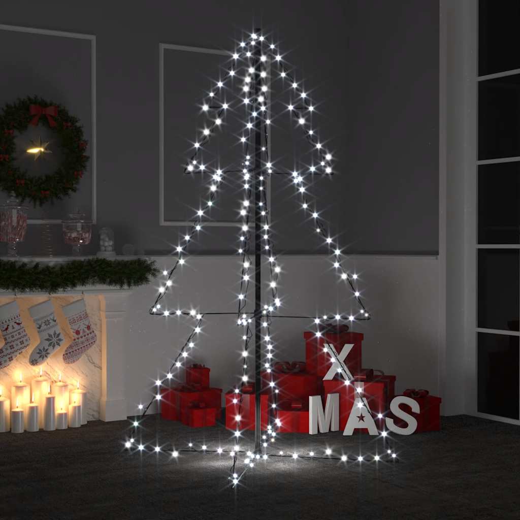 Juletre kjegle 200 LED innendørs og utendørs 98x150 cm
