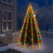 Nettlys for jultre med 300 LED flerfarget 300 cm