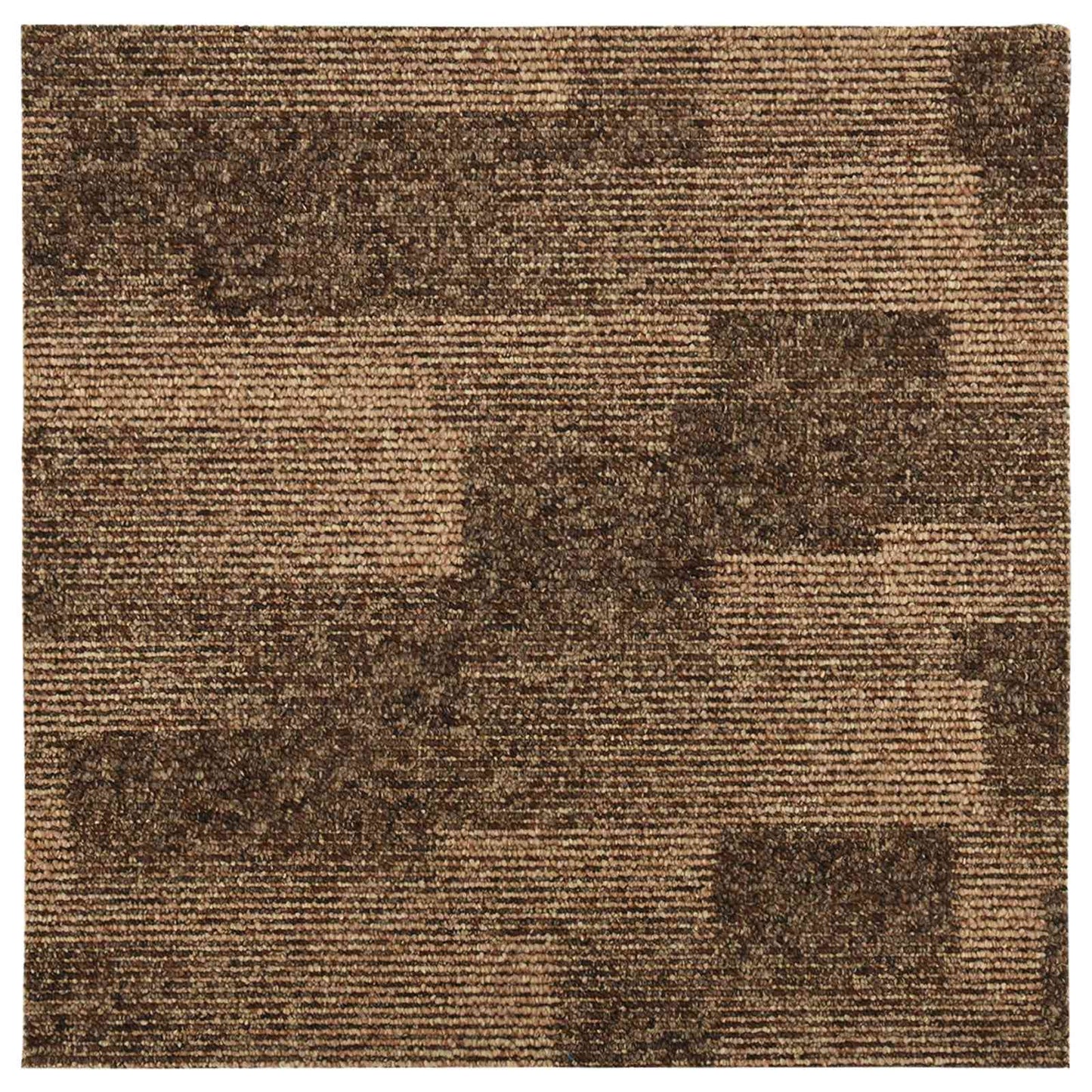 Gulvteppe 20 pcs Brun 50 x 50 cm PP