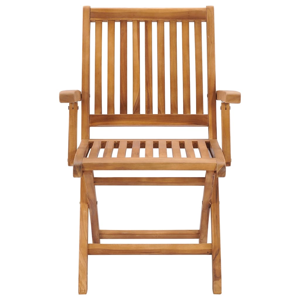 Sammenleggbare hagestoler 8 stk heltre teak