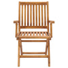 Sammenleggbare hagestoler 8 stk heltre teak