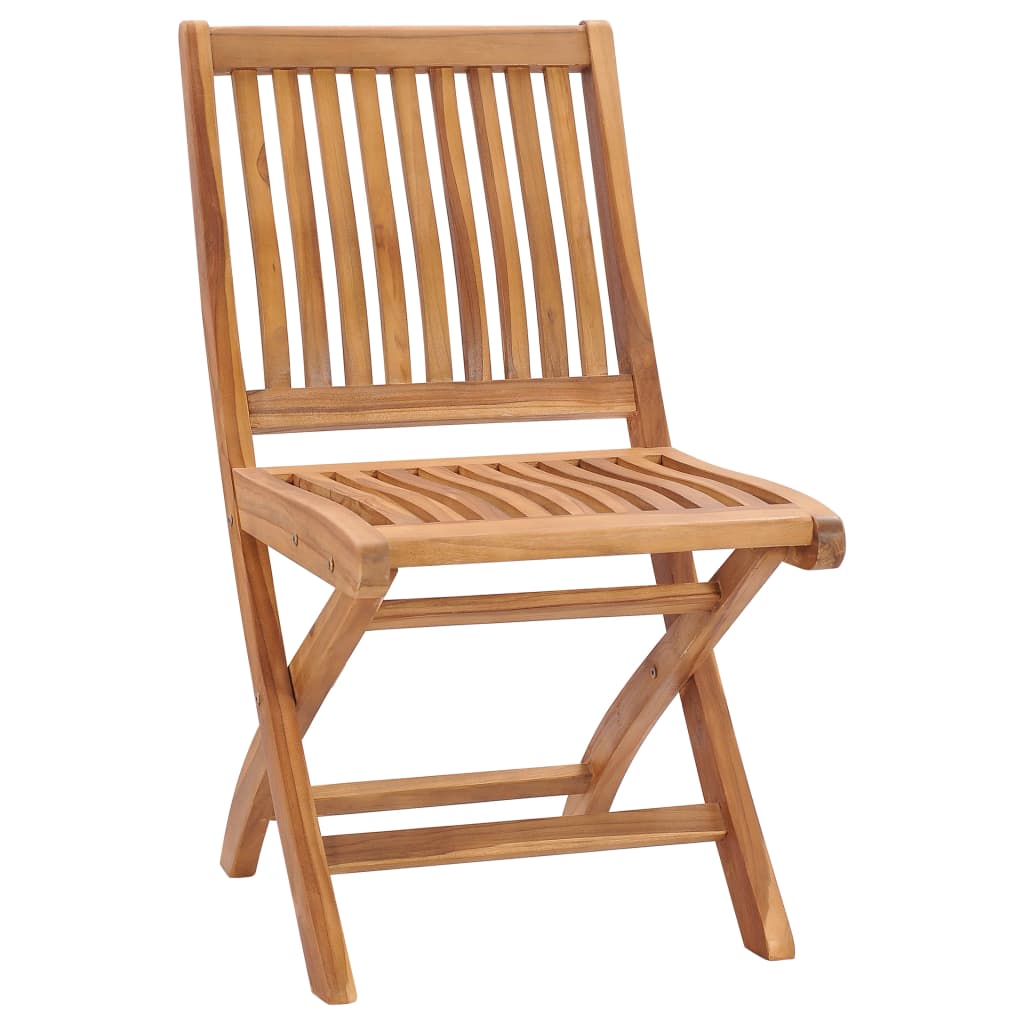 Sammenleggbare hagestoler 8 stk heltre teak