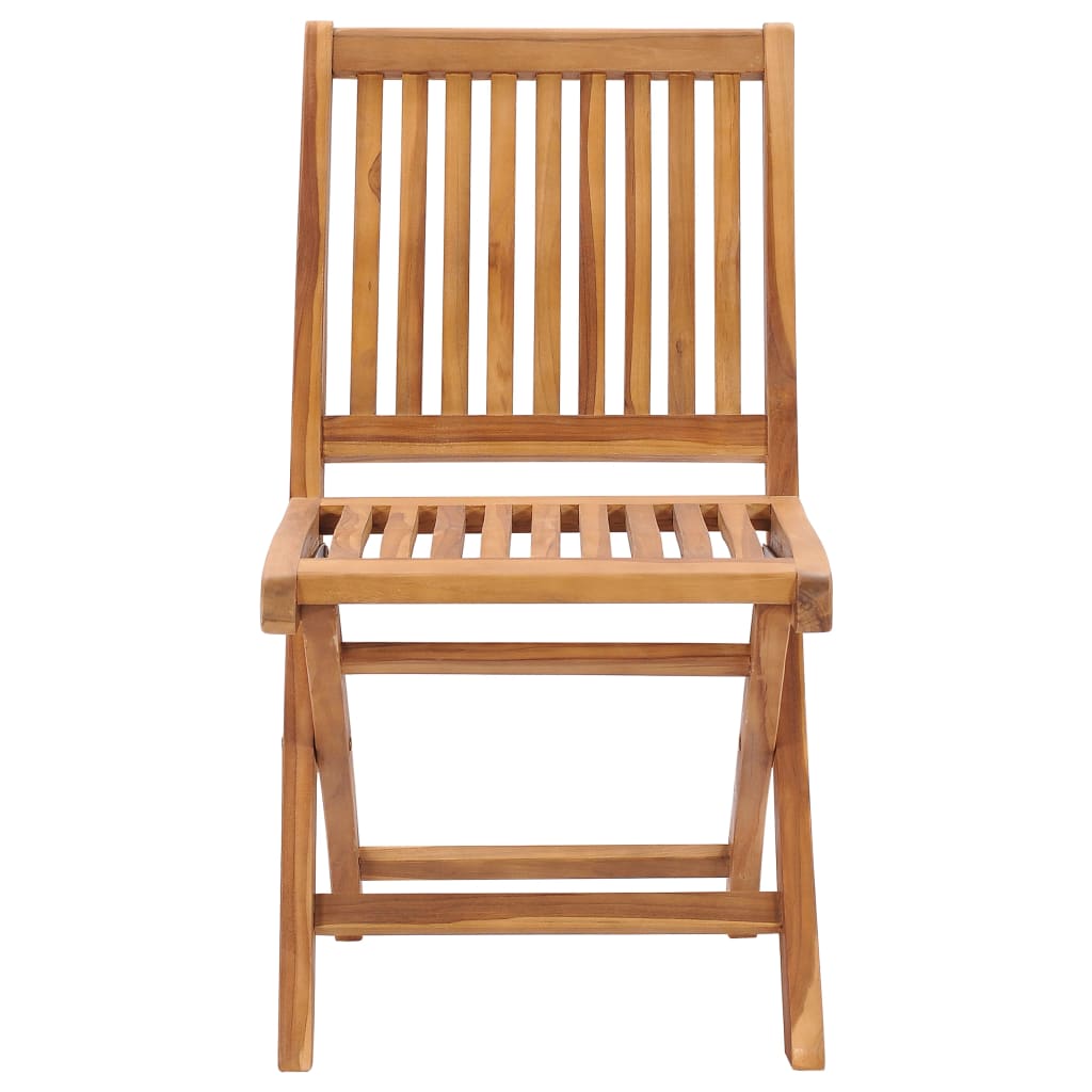 Sammenleggbare hagestoler 8 stk heltre teak