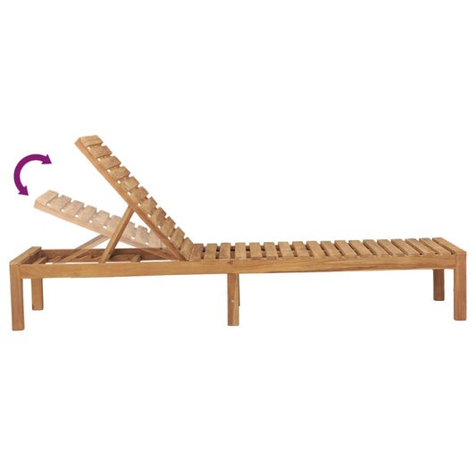 Solsenger 2 stk heltre teak