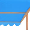 Sandkasse med justerbart tak gran 115x115x115 cm
