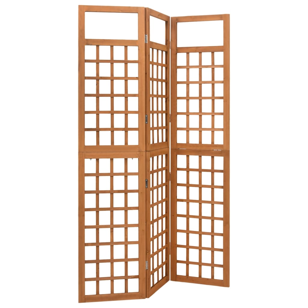 Romdeler/espalier 3 paneler heltre gran 121x180,5 cm