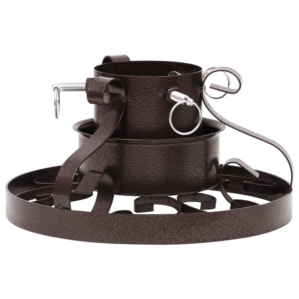 Juletrestativ antikk kobber 29x29x15,5 cm