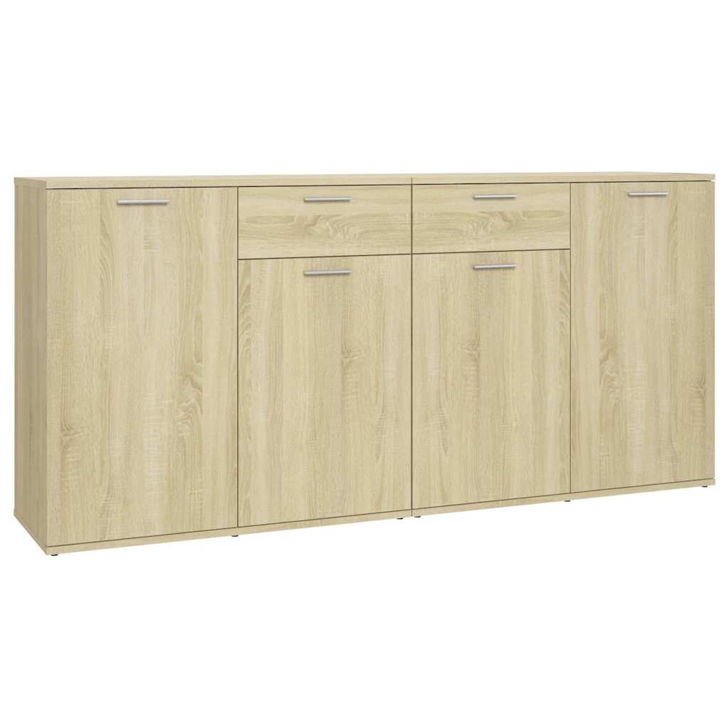 Skjenk sonoma eik 160x36x75 cm konstruert tre vidaXL