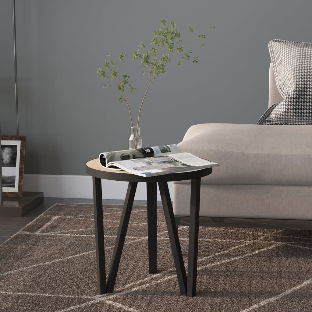Tebord sonoma eik Ø35 cm MDF